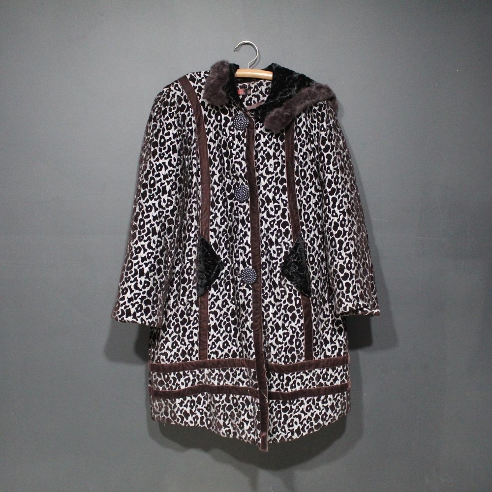 Leopard Print Women's Coat